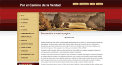 Desktop Screenshot of porelcaminodelaverdad.com