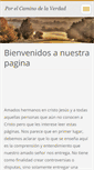 Mobile Screenshot of porelcaminodelaverdad.com